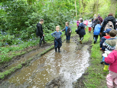 Children on school trip