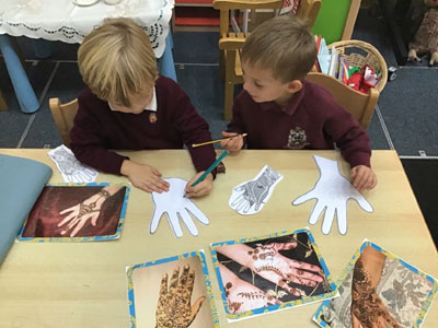 Primary school classroom