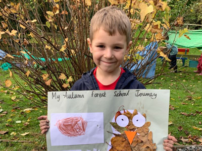 Model animals in forest school