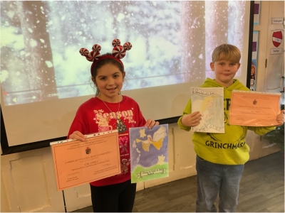 Bishop's Christmas card competition 
