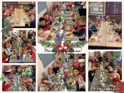 Christmas dinner day