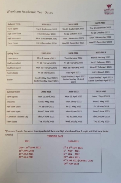 Term Dates