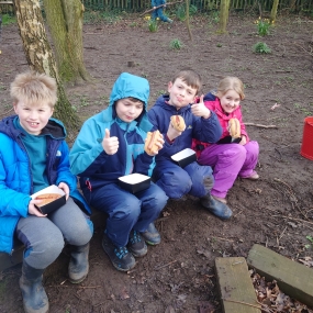 Forest School end of term treat!